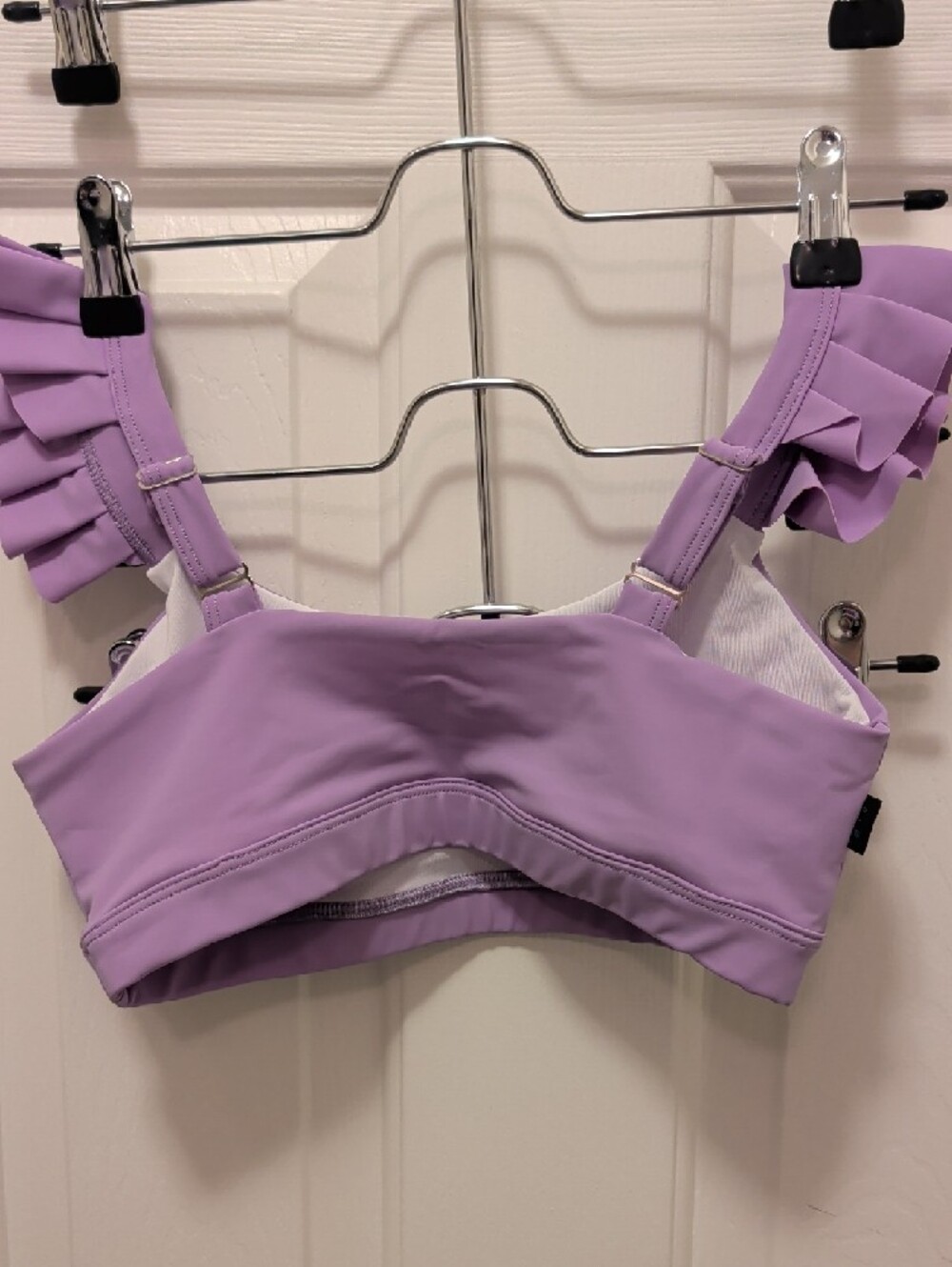 Lulupop Lilac and White Pole Fitness Outfit - Picture 9 of 16